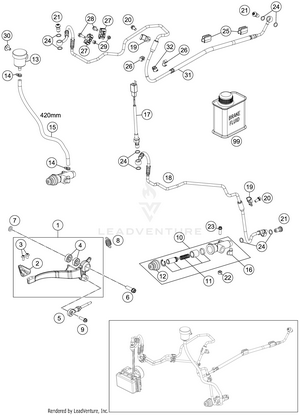 Rear Brake Control Schematic