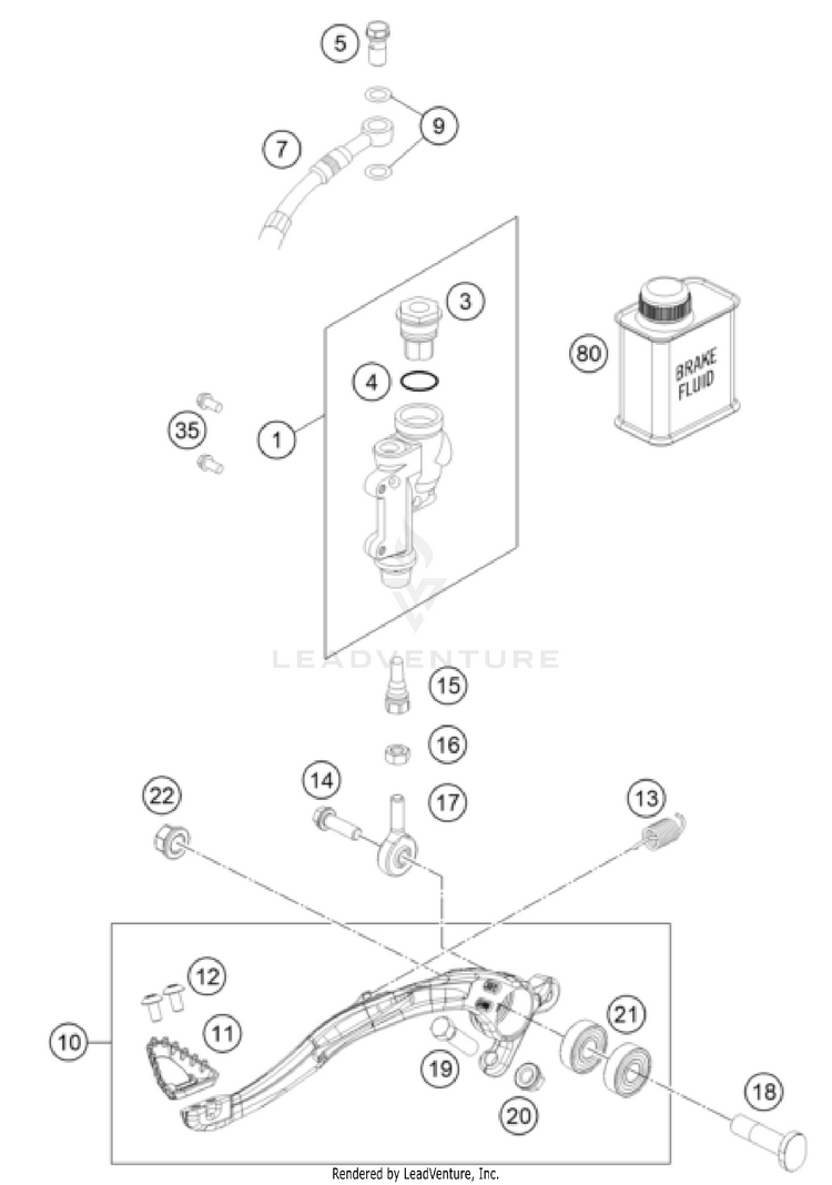 Rear Brake Control Schematic