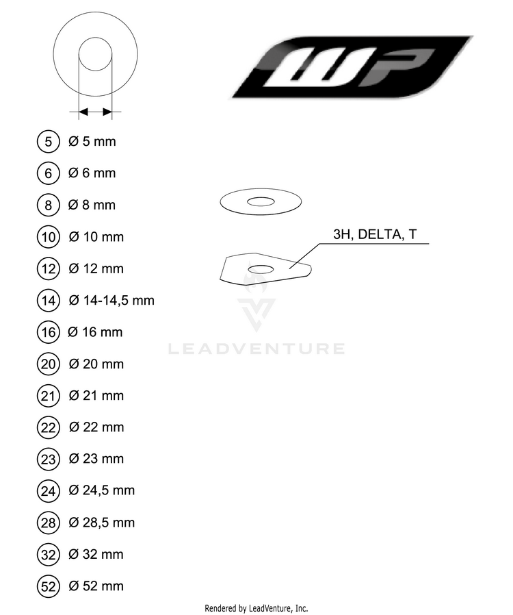 Wp Shims For Setting 300 XC CHASSIS - 2018 Schematic