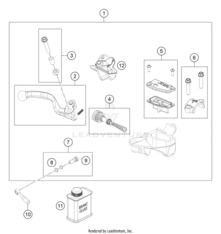 Front Brake Control Schematic