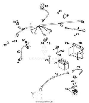 Wiring Harness Mxc, Exc (usa) Schematic