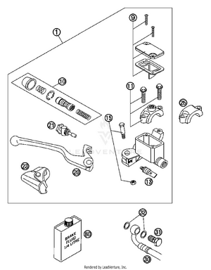 Hand Brake Cylinder Schematic