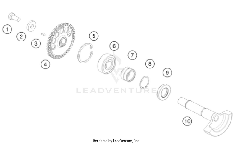 Balancer Shaft 300 SX ENGINE - 2026 Schematic