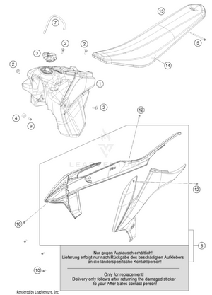 Tank, Seat Schematic