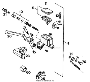 Handbrake Cylinder 2 Schematic