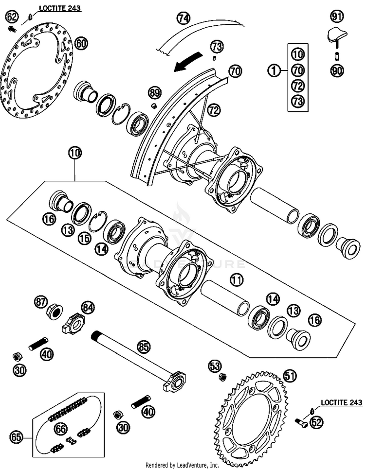 Rear Wheel Schematic