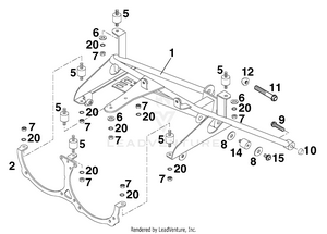Head Light Support, Attachement Schematic