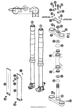 Front Fork Schematic