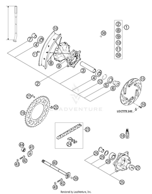 Rear Wheel Schematic