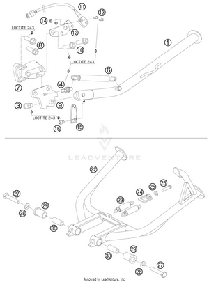 Side / Center Stand Schematic