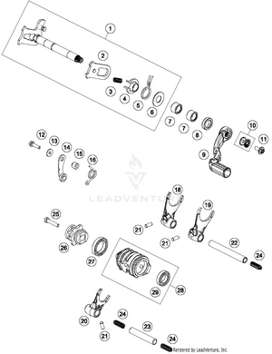 Shifting Mechanism Schematic