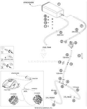 Evaporative Canister Schematic