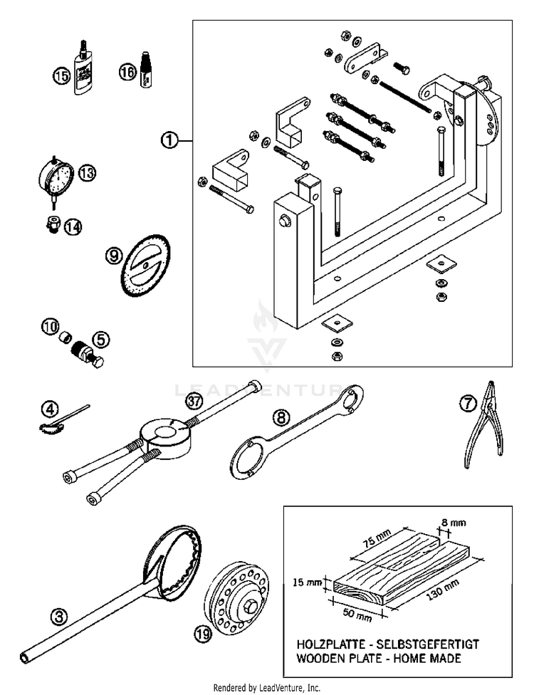 Special Tools 300 XC Engine - 2007 Schematic
