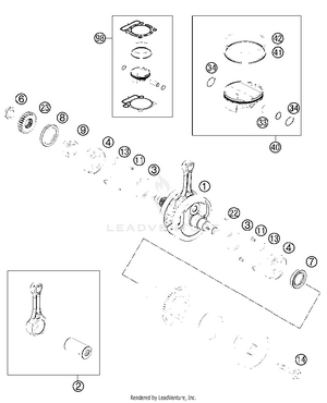 Crankshaft, Piston Schematic