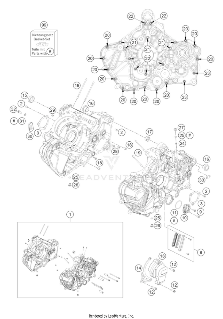 Engine Case Schematic
