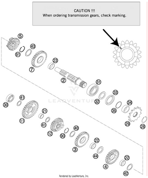 Transmission Ii - Countershaft Schematic