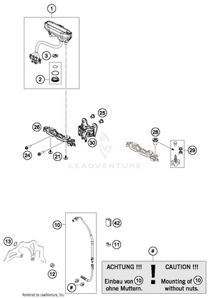 Instruments, Locking System Schematic