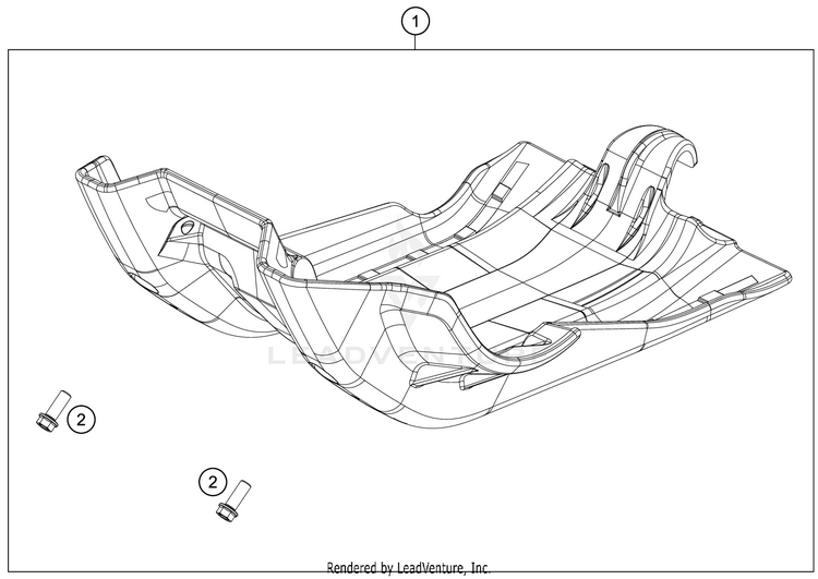 Engine Guard 500 EXC-F SIX DAYS CHASSIS - 2020 Schematic