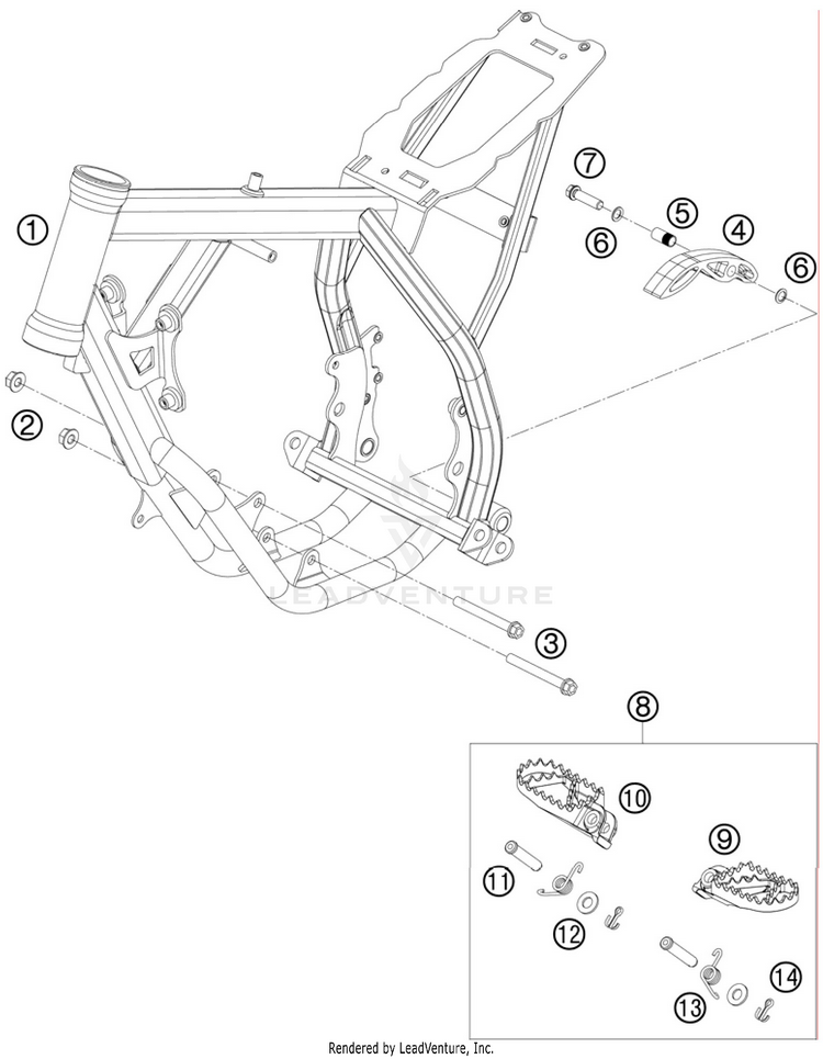 Frame 50 SX Chassis - 2011 Schematic