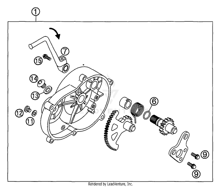 Kick Starter With Backwards Operation Schematic