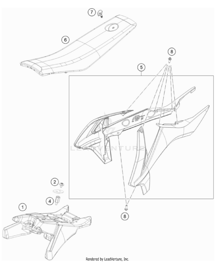 Tank, Seat Schematic