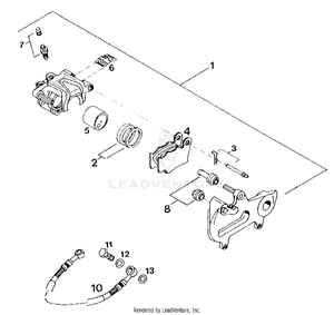 Caliper Rear Schematic