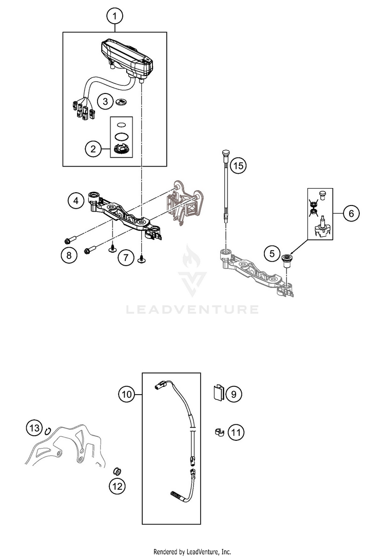 Instruments / Lock System 300 XC-W TPI CHASSIS - 2020 Schematic