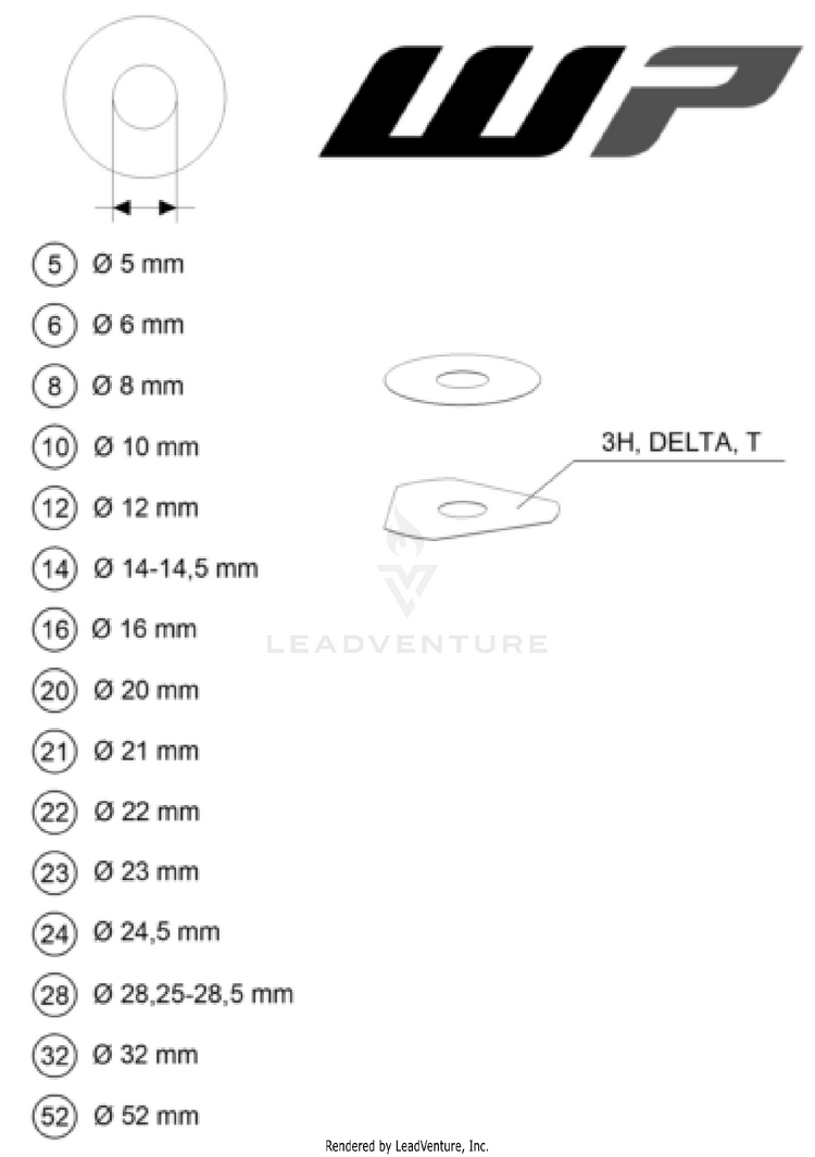 Wp Shims For Setting 300 XC CHASSIS - 2025 Schematic