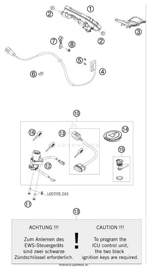 Instruments / Lock System Schematic