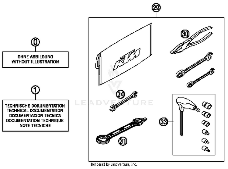 Accessories Kit 150 XC Chassis - 2014 Schematic