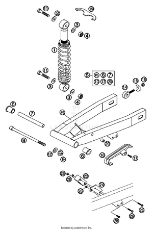 Monoshock, Swingarm Schematic