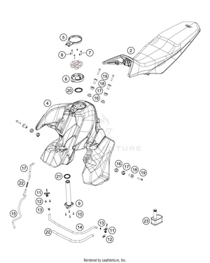 Tank, Seat Schematic