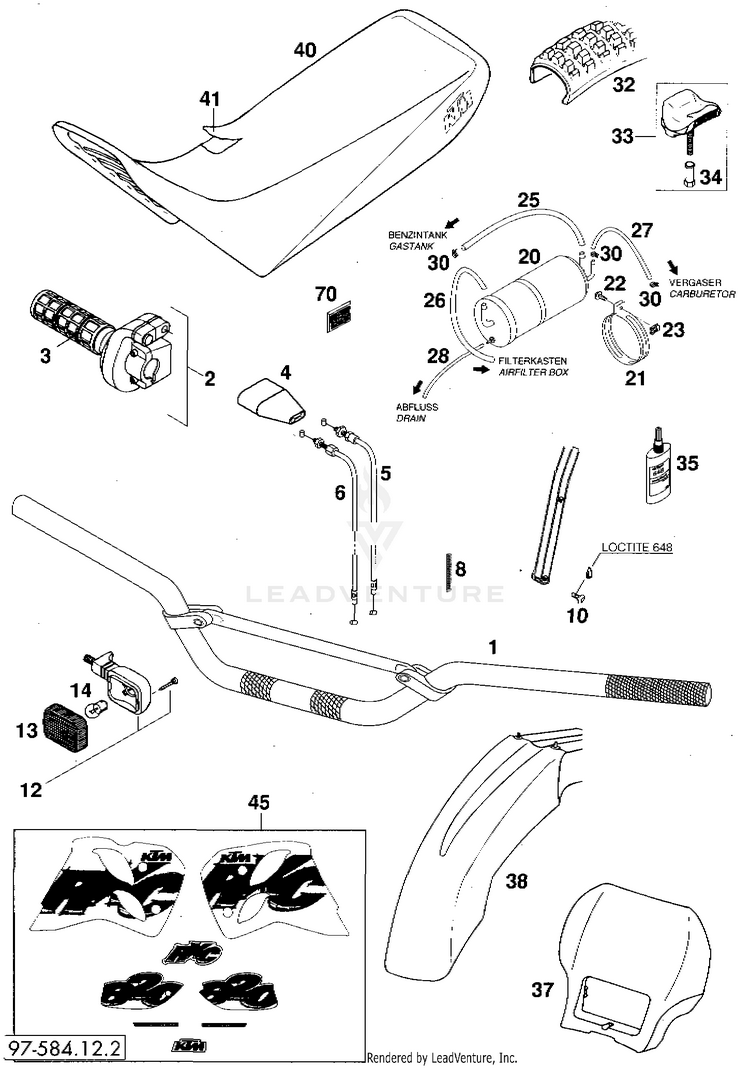 Parts Only For R/Xc E Usa 620 RXC-E Chassis - 1997 Schematic