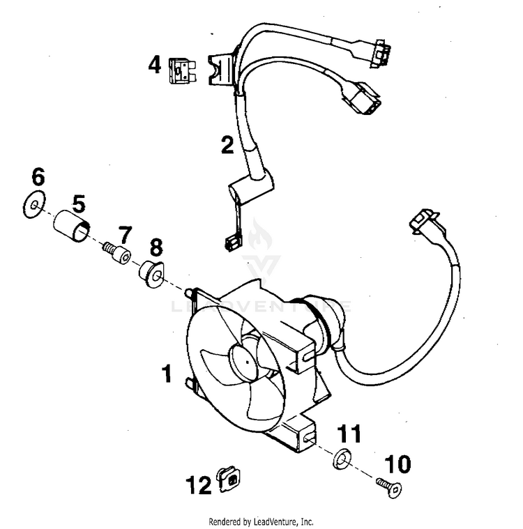 Fan 620 RXC Engine - 1996 Schematic