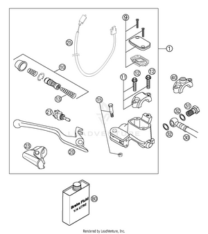 Hand Brake Cylinder Schematic