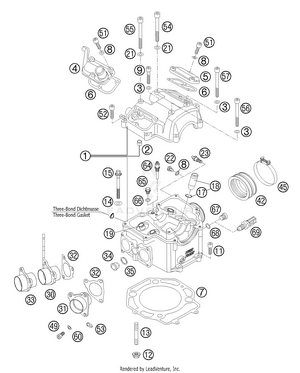 Cylinder Head Schematic