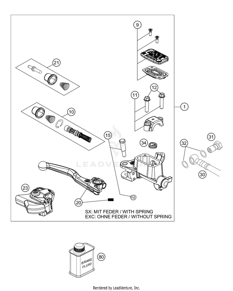 Front Brake Control Schematic