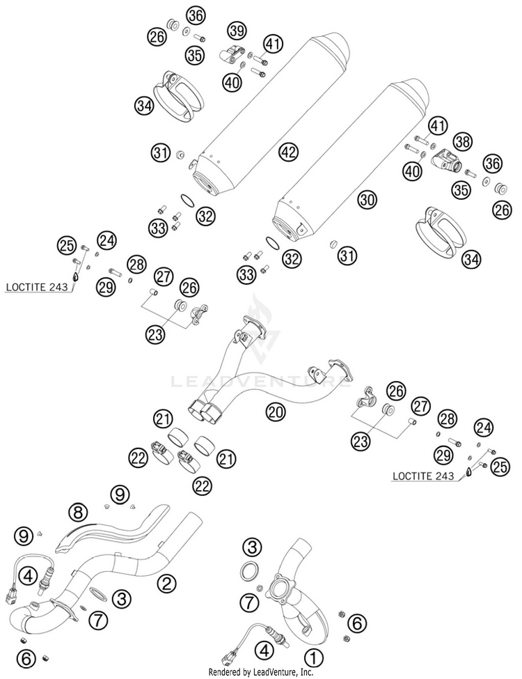 Exhaust System Schematic