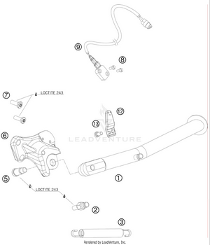 Side / Center Stand Schematic