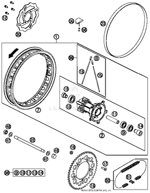 Rear Wheel Schematic