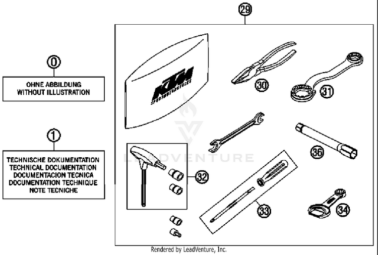 Accessories Kit 690 Duke Chassis - 2008 Schematic
