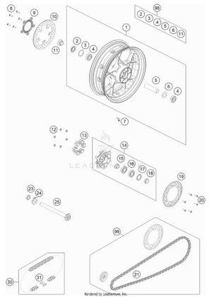 Rear Wheel Schematic