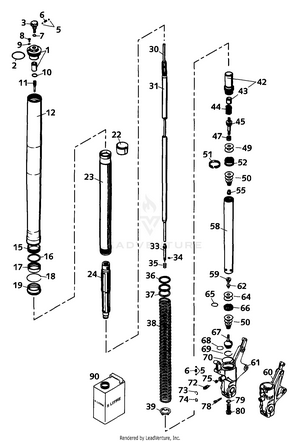 Fork Legs White Power Schematic