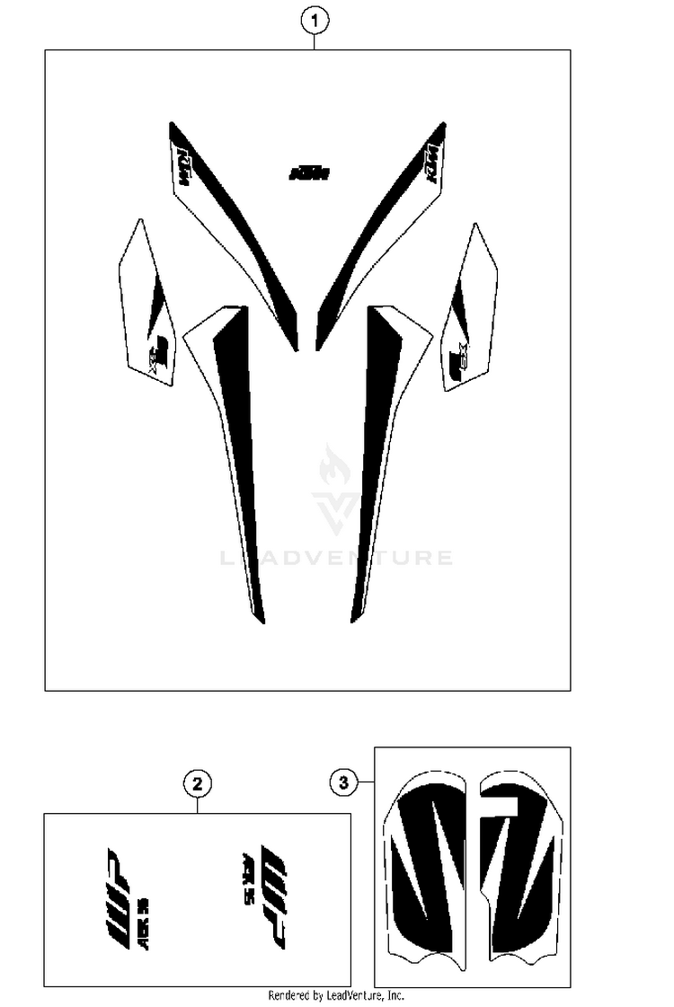 Decal 65 SX MINI CHASSIS - 2018 Schematic