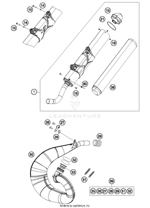 Exhaust System Schematic