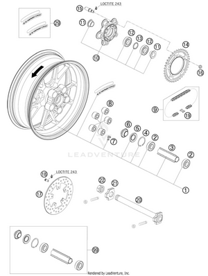 Rear Wheel Schematic