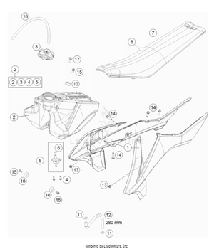 Tank, Seat Schematic