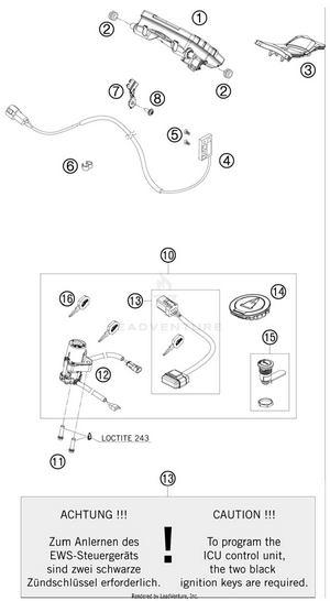 Instruments / Lock System Schematic