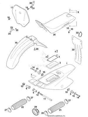 Seat, Fenders Schematic