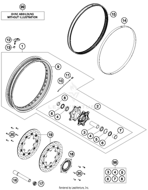 Front Wheel Schematic